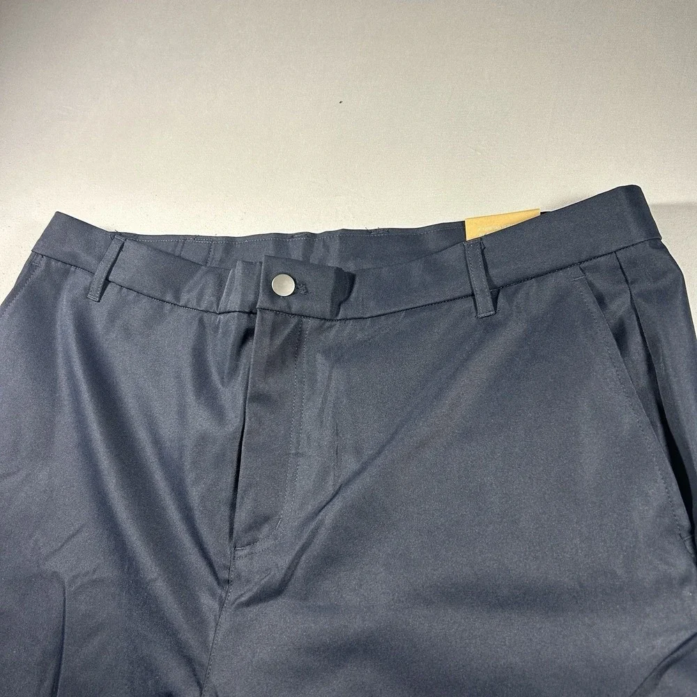 Wowie Pants Mens 36x32 Blue Stretch Chino Travel Tech Golf Performance Pants